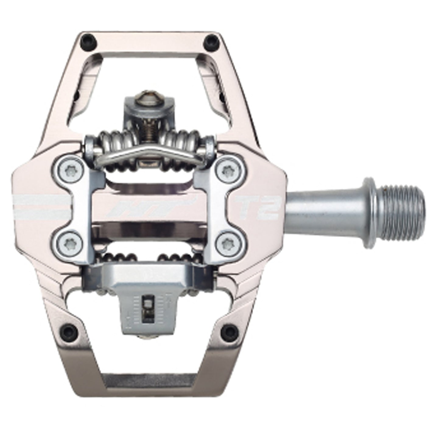 HT Components T2 Clipless Platform MTB Pedals - Gray