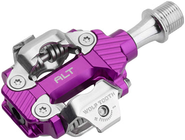 Wolf Tooth ALT XC Clipless MTB Pedals - Ultraviolet Purple
