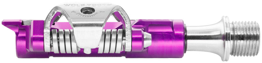 Wolf Tooth DEL Gravel Race Clipless Pedals - Ultraviolet Purple