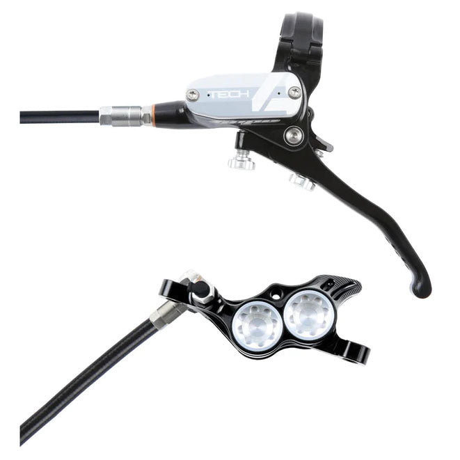 Hope Tech 4 E4 MTB Hydraulic Disc Brake and Lever - Silver/Black