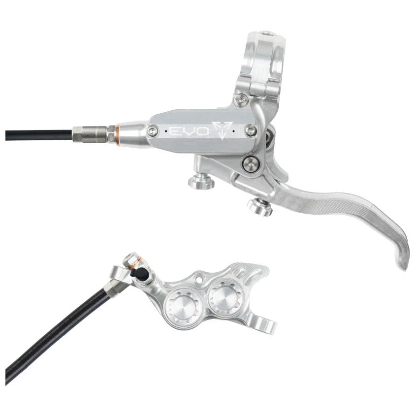 Hope Tech 4 Evo TR4 MTB Hydraulic Disc Brake and Lever - Silver