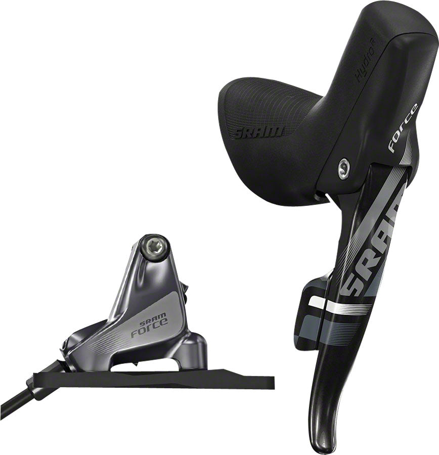 SRAM Force 1 Rear (Right) Hydraulic Brake Lever with Disc Brake Caliper - Flat Mount