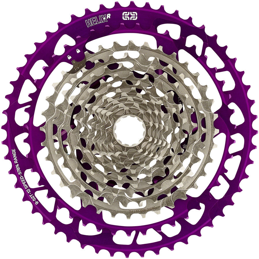 E*thirteen Helix Race 12 speed MTB Cassette Eggplant 9-50t