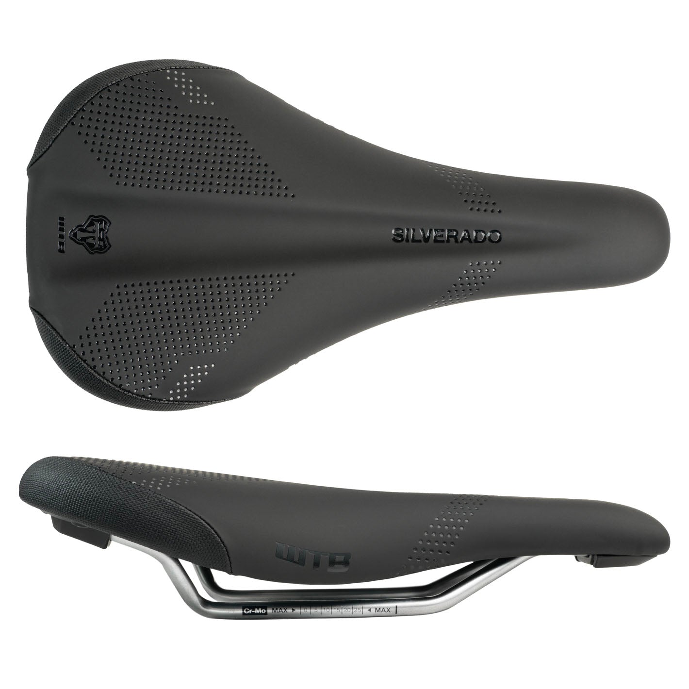 WTB Silverado 265 Saddle with CrMo Rails - Black
