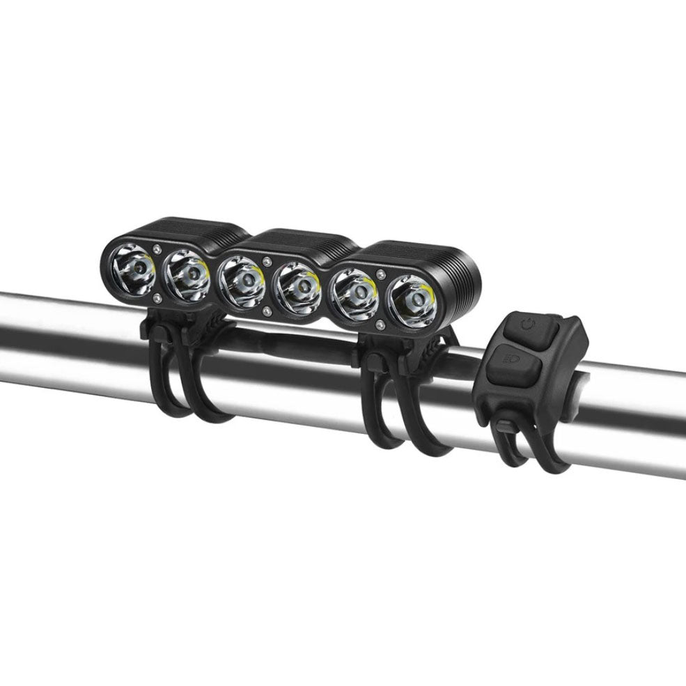 Gemini Titan 2500 OLED Headlight Bike Light with Remote