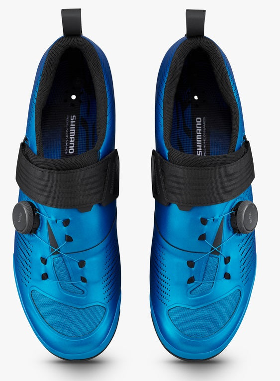 Shimano TR9 Triathlon Carbon Road Bike Shoes SH-TR903 - Blue
