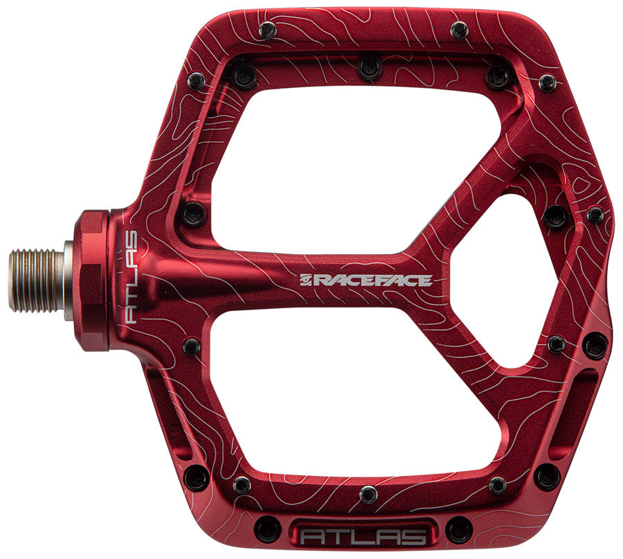 atlas mtb pedals Atlas Platform Pedals Red