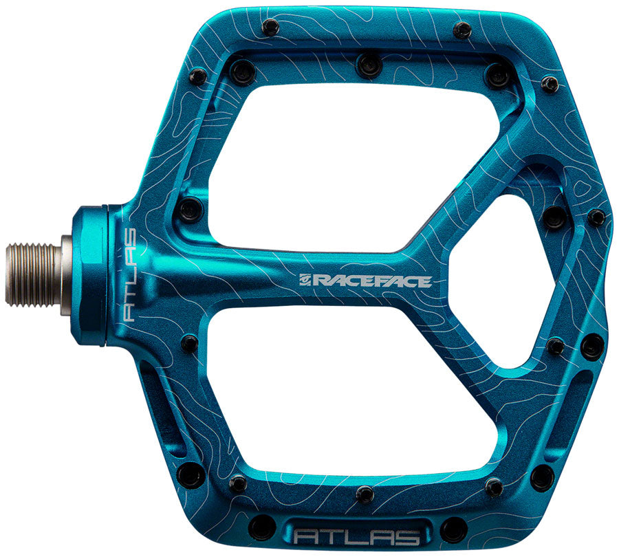 Atlas Platform Pedals Turquoise