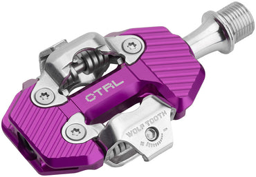 Wolf Tooth CTRL Trail Clipless MTB Pedals - Ultraviolet Purple
