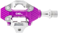 Wolf Tooth DEL Gravel Race Clipless Pedals - Ultraviolet Purple