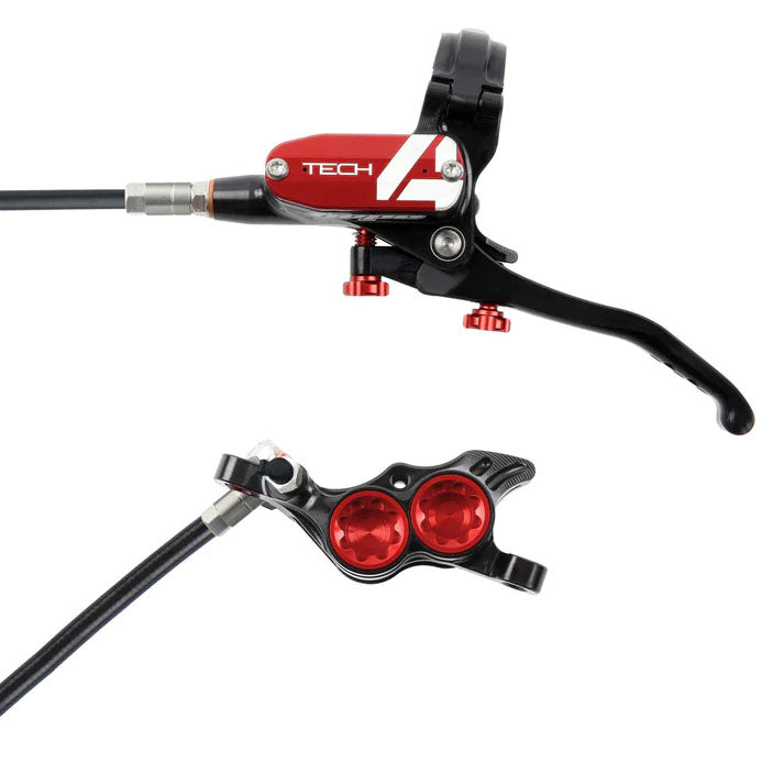 Hope Tech 4 E4 MTB Hydraulic Disc Brake and Lever - Red