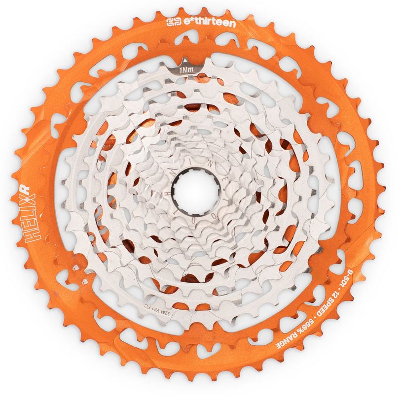 E.13 E*thirteen Helix Race 12 speed MTB Cassette E13 Naranja 9-50t