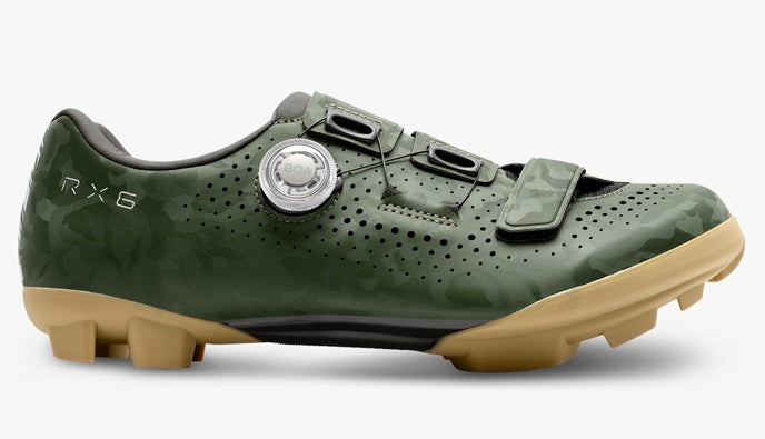 Shimano RX6 Carbon Gravel Cycling Shoes SH-RX600 - Green