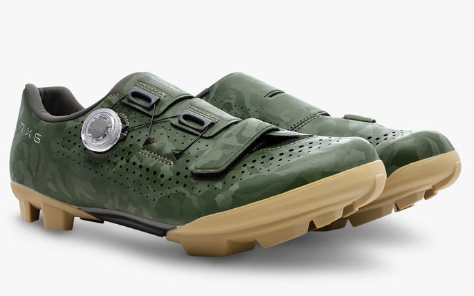 Shimano RX6 Carbon Gravel Cycling Shoes SH-RX600 - Green