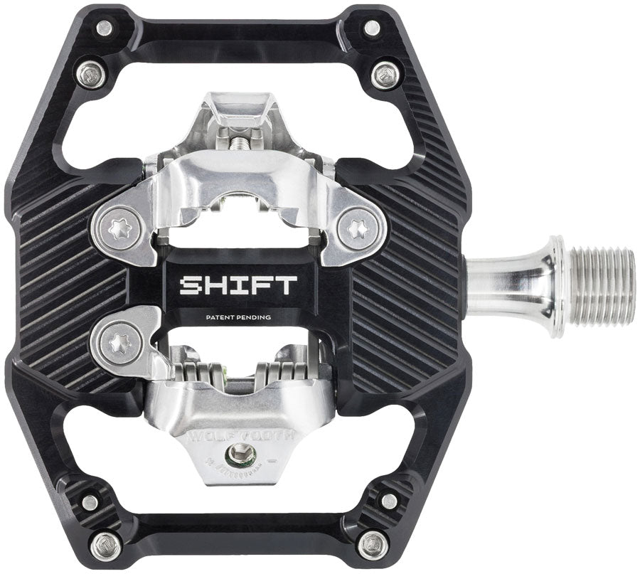 Wolf Tooth SHIFT Gravity DH Clipless MTB Pedals - Black