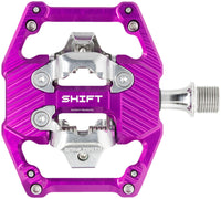 Wolf Tooth SHIFT Gravity DH Clipless MTB Pedals - Ultraviolet Purple