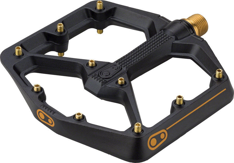 Crank Brothers Stamp 11 MTB Platform Pedals Black - Titanium Spindle