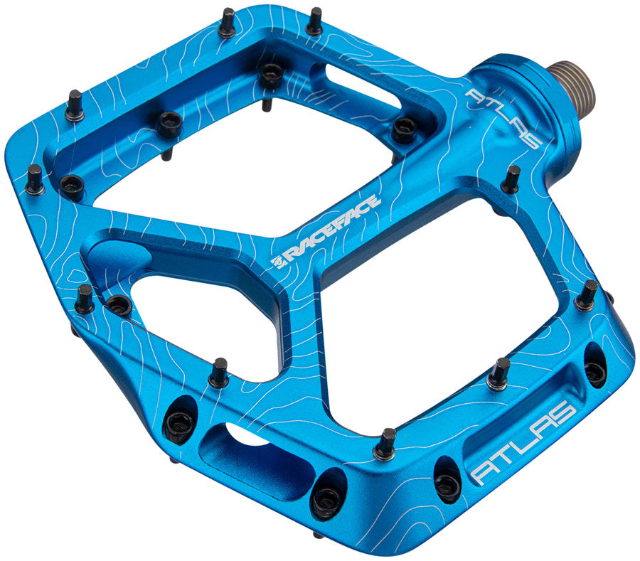 Race Face 2023 Atlas Platform MTB Pedals - Blue