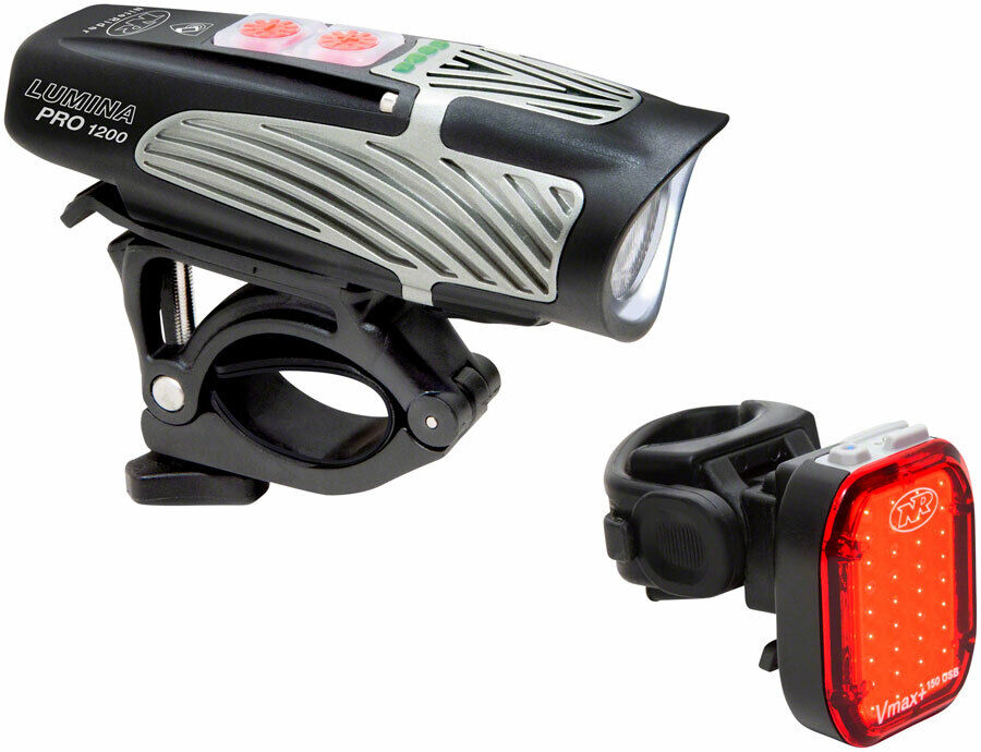 NiteRider Lumina Pro 1200 Headlight Bike Light Lumen & Vmax+ 150 Taillight