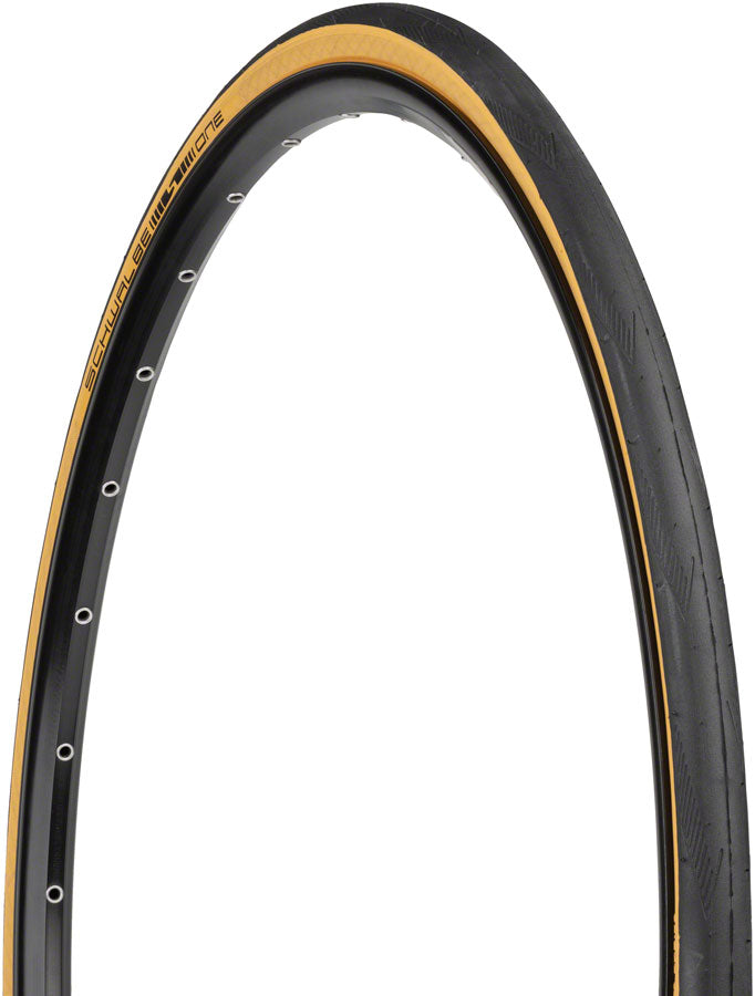 Schwalbe One Tubeless Easy Performance Addix Road Bike Tire - Tanwall