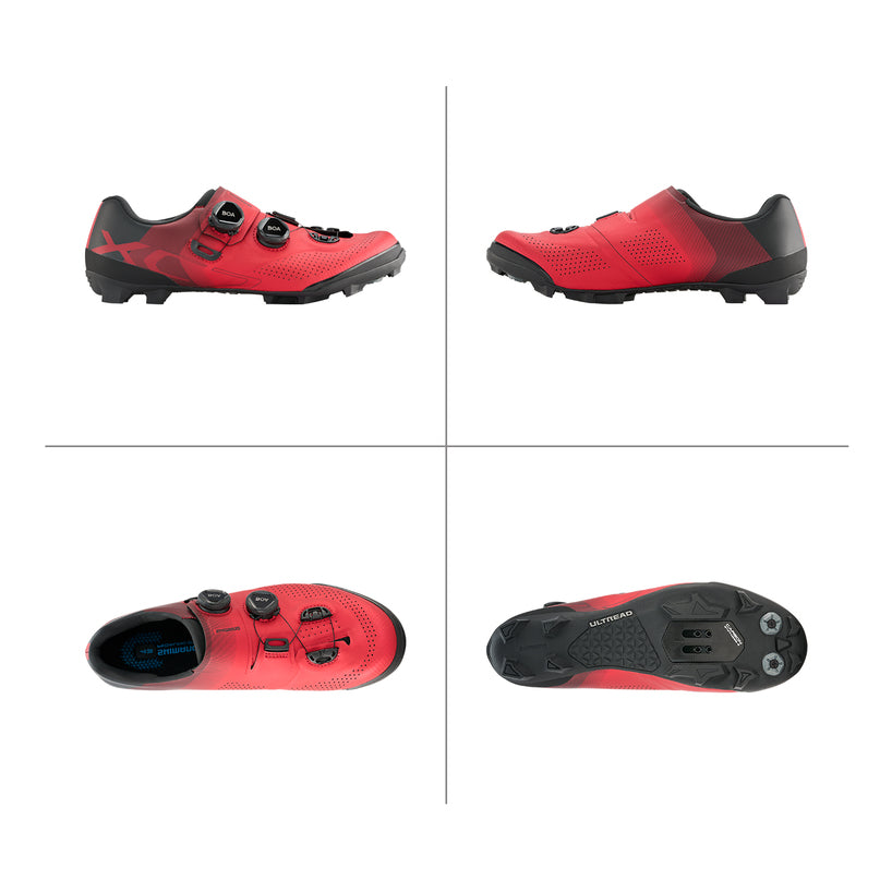 Shimano XC7 Carbon Mountain Bike Shoes SH-XC702 - Red